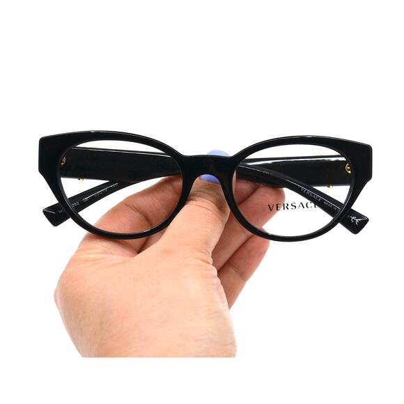 NEW VERSACE VE3282 GB1 BLACK WOMEN AUTHENTIC EYEGLASSES FRAME - Picture 11 of 13